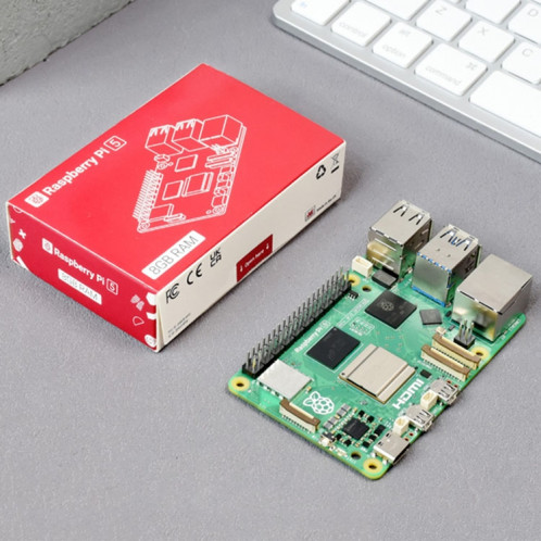 Carte de développement Waveshare pour processeur Raspberry Pi 5 2,4 GHz Quad-Core BCM2712, spécifications : 4 Go SW06021093-09